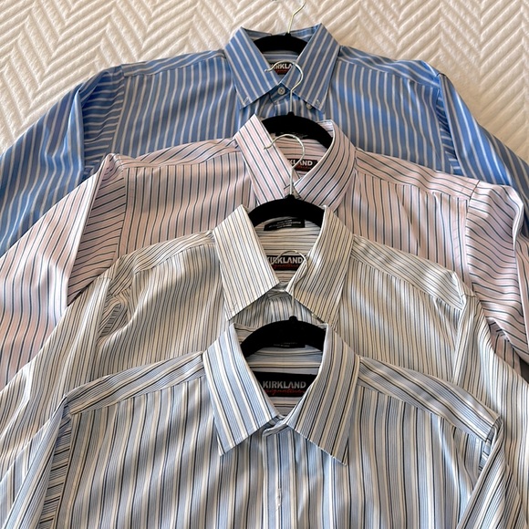 Kirkland Signature Shirts Set Of 4 Kirkland Signature Noniron Dress